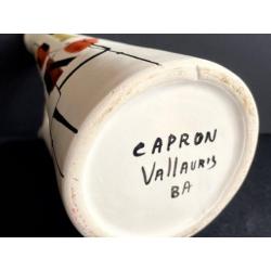 Bouteille "whisky" en Faïence par Roger Capron Vallauris