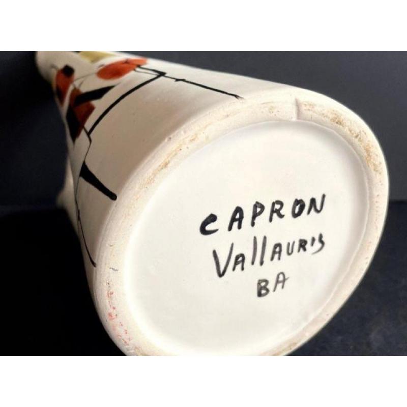 Bouteille "whisky" en Faïence par Roger Capron Vallauris