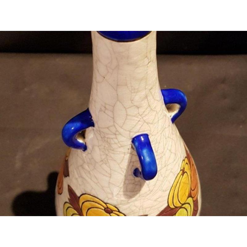 Vase En Faïence émaux Boch Keramis - Charles Catteau