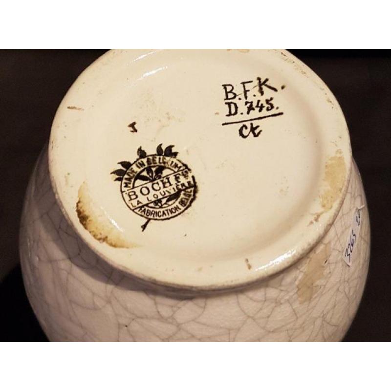 Vase En Faïence émaux Boch Keramis - Charles Catteau