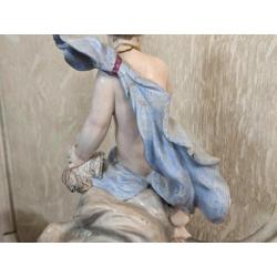 Pendule En Porcelaine De Lunéville d'époque Napoléon III