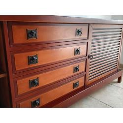 buffet en bois massif
