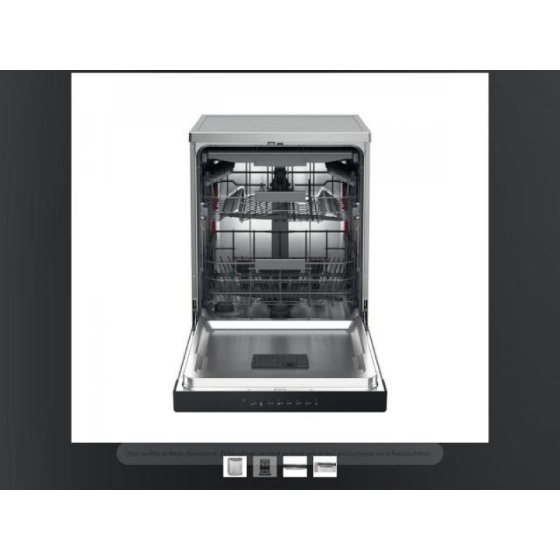 Lave-vaisselle encastrable Whirlpool WFC3C26PFX Inox Quasi neuf
